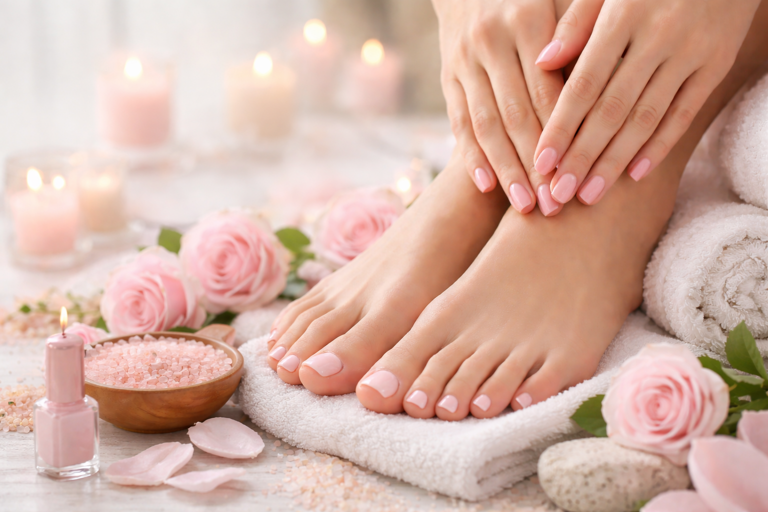 Manicure and Pedicure at AW SPA